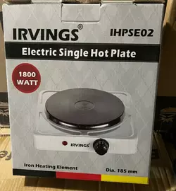 Електрична плита Irvings IHPSE02 1800 WATT